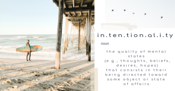 Intentionality Definition - Lifestyle Goals Strategy FIRE