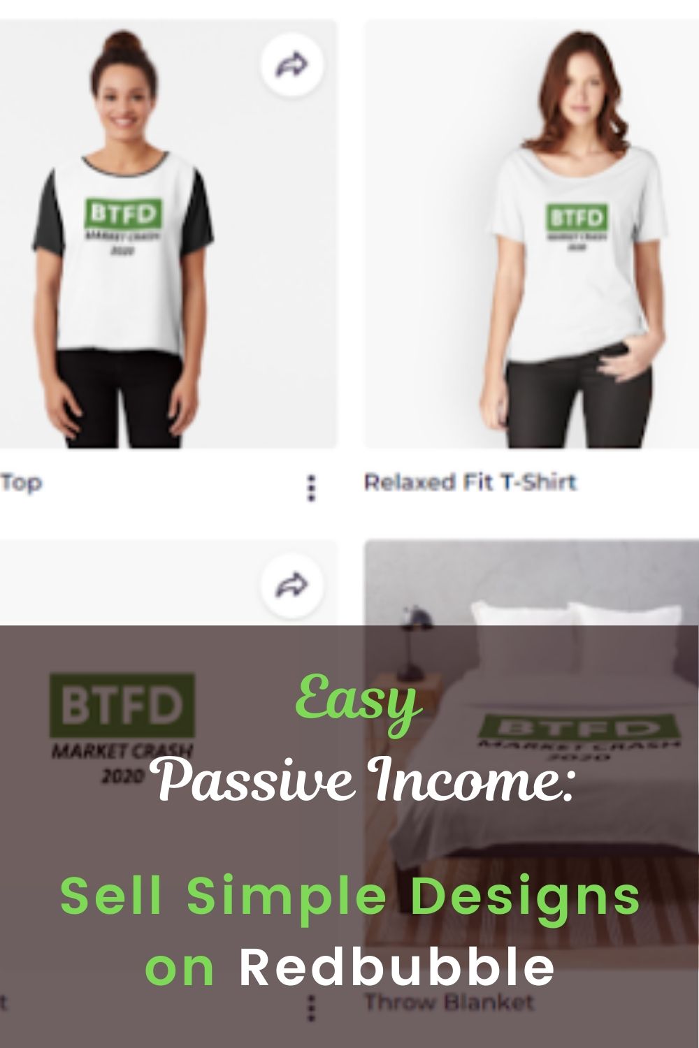 Passive Income: Sell Designs on Redbubble