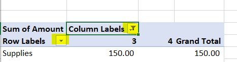 Tutorial: Analyze spending Habits Using Pivot Tables