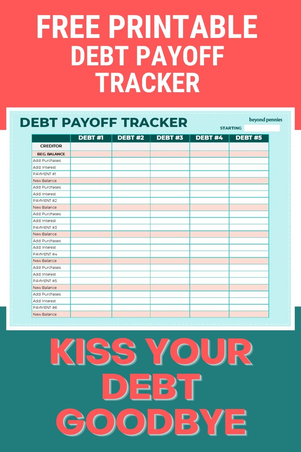 Squash Debt for Good With This Payoff Tracker Worksheet